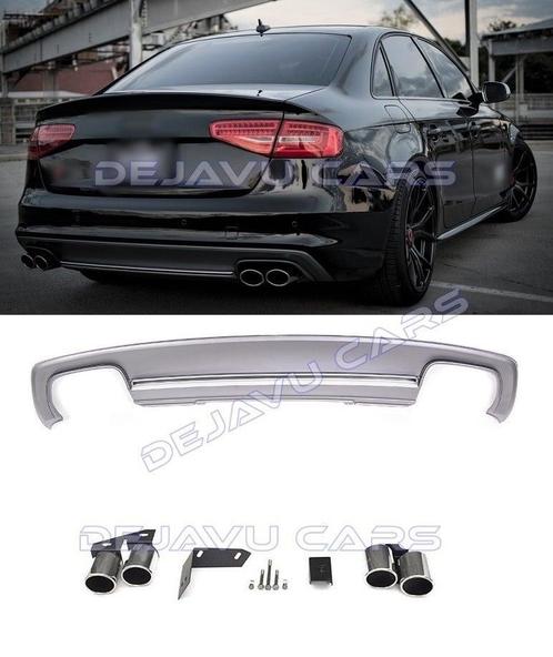 S4 Look Diffuser + Uitlaat sierstukken voor Audi A4 B8.5, Auto diversen, Tuning en Styling, Ophalen of Verzenden
