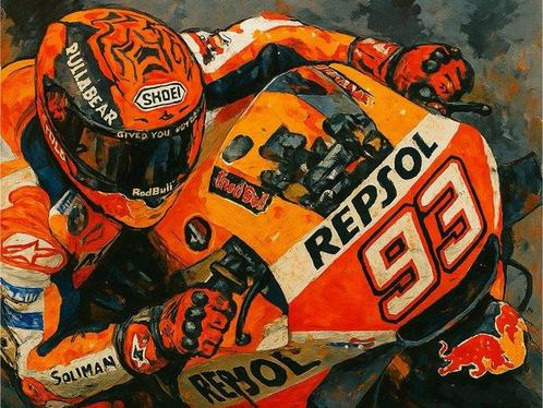 Alberto Ricardo (XXI) - Marc Márquez #93 – Repsol Honda,, Verzamelen, Automerken, Motoren en Formule 1