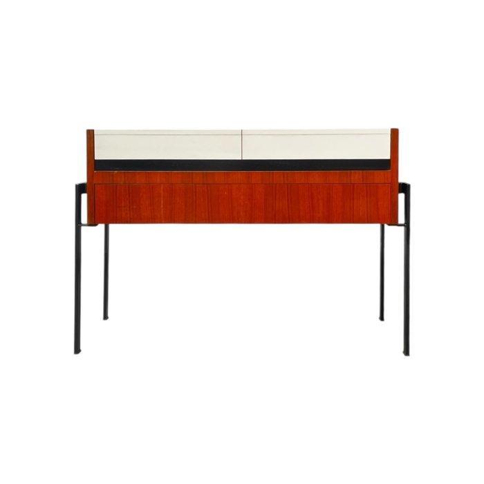 Kabinet - Hout, Metaal, Furniert Lackiert, Antiek en Kunst, Kunst | Designobjecten