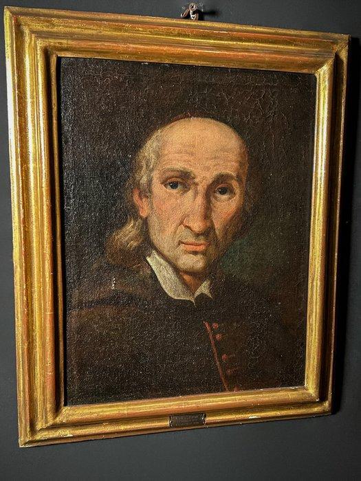 Italiaanse school (XIX) - Ritratto Niels Stensen, Antiek en Kunst, Kunst | Schilderijen | Klassiek