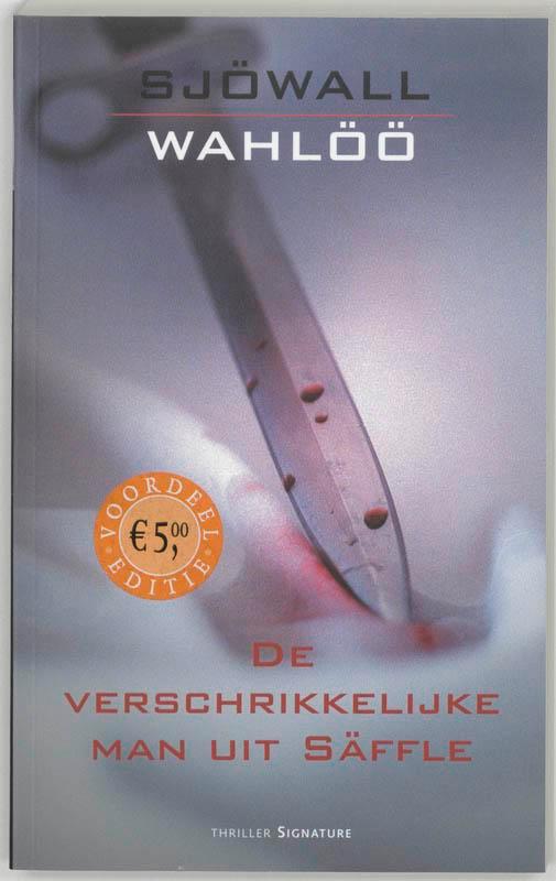 De verschrikkelijke man uit Saffle / Sjöwall & Wahlöö, Boeken, Thrillers, Gelezen, Verzenden