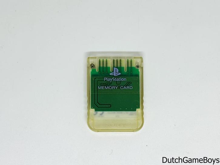 Playstation 1 / PS1 - Memory Card - Clear White, Games en Spelcomputers, Spelcomputers | Sony PlayStation 1, Gebruikt, Verzenden