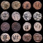 Romeinse Rijk. Lot comprising eight (8) coins: III-IV, Postzegels en Munten