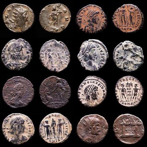 Romeinse Rijk. Lot comprising eight (8) coins: III-IV, Postzegels en Munten, Munten | Europa | Niet-Euromunten