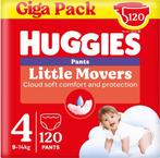 2dekans | Huggies® Little Movers baby luierbroekjes, Maat 4, Ophalen of Verzenden