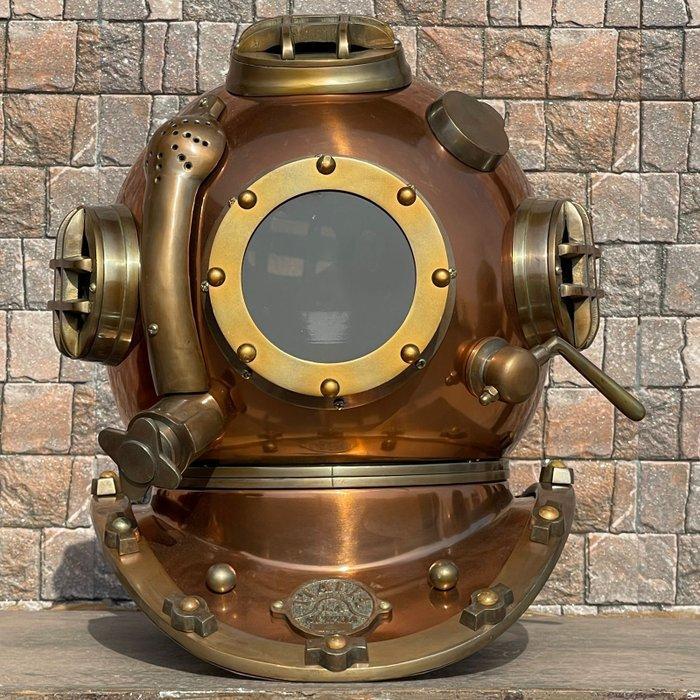 Duikhelm - XXL Nautische Duikhelm ITALIA La Spezia -, Antiek en Kunst, Kunst | Designobjecten