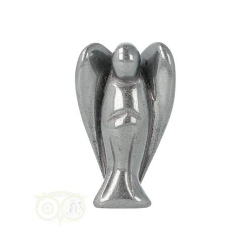 Hematiet Engel ± 5 cm Nr 9 - 86 gram, Handtassen en Accessoires, Edelstenen, Nieuw, Verzenden