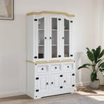 vidaXL Hoge kast Corona 112x43x196 cm massief Mexicaans, Huis en Inrichting, Verzenden, Nieuw