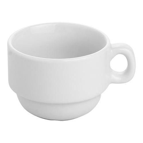 Kopjes | ROMA | Porselein | Wit | 8cl | 12 Stuks | Ø70mm, Zakelijke goederen, Horeca | Keukenapparatuur, Nieuw in verpakking, Verzenden