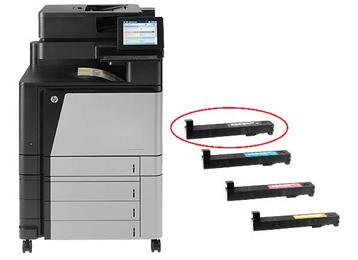 Second Hand HP - Huismerk Toner M880 Zwart LTM880Z (CF300A), Ophalen of Verzenden, Toner