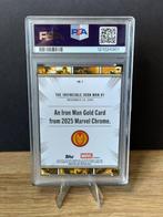 Topps Chrome Marvel - Iron Man Gold Graded card - PSA, Verzamelen, Nieuw
