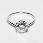 Zonder minimumprijs - Verlovingsring - 14 karaat Witgoud -, Handtassen en Accessoires, Antieke sieraden