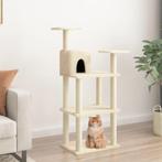 vidaXL Kattenkrabpaal met sisal krabpalen 118,5 cm, Verzenden, Nieuw