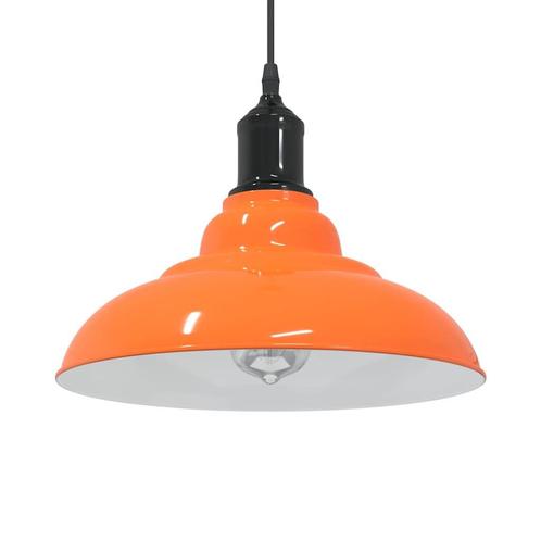 vidaXL Hanglamp in hoogte verstelbaar E27 Ø31cm metaal, Huis en Inrichting, Lampen | Overige, Nieuw, Verzenden