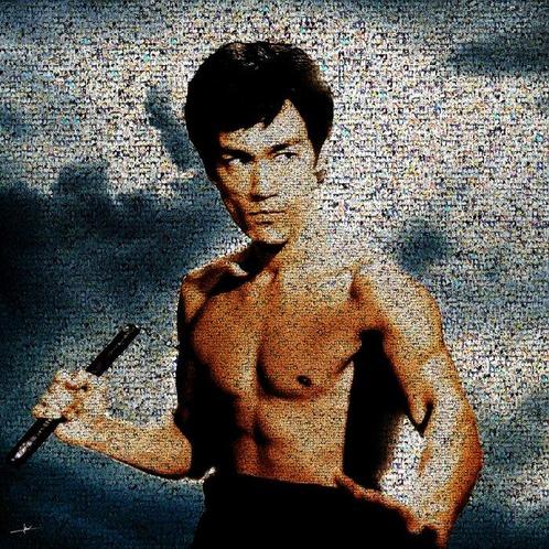 David Law (1967) - Crypto Bruce Lee IV, Antiek en Kunst, Kunst | Schilderijen | Modern