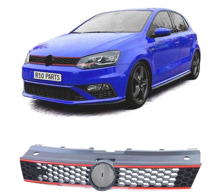 CALANDRE VOLKSWAGEN VW POLO 6R 6C 09-17 LOOK GTI, Auto-onderdelen, Carrosserie, Verzenden