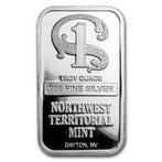 1 Troy Ounce - Zilver .999 - 1 oz Northwest Territorial Mint, Postzegels en Munten