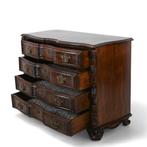 Ladekast - Kastanje - Stijl D. Jose, Antiek en Kunst