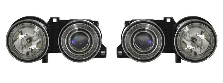 Koplampen Angel Eyes | BMW 3-Serie E30 | chroom, Auto-onderdelen, Verlichting, Nieuw, BMW, Verzenden