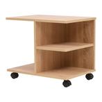 vidaXL Plankenkast verrijdbaar 50x35x42 cm eikenkleur, Verzenden, Nieuw