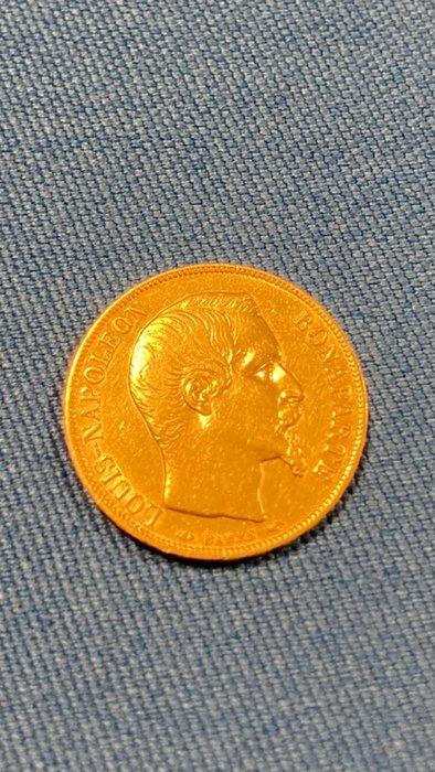 Frankrijk. 20 Francs 1852-A Louis-Napoleon Bonaparte, Postzegels en Munten, Munten | Europa | Euromunten