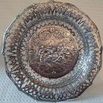 Schaal - Antieke Duitse Decoratieve zilveren schaal, Ajour,, Antiek en Kunst, Antiek | Zilver en Goud