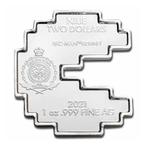 Niue. 2 Dollars 2021 1 oz $2 NZD Niue PAC-STACK PAC-MAN