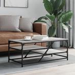 vidaXL Table basse sonoma gris 100x49x40 cm bois, Maison & Meubles, Tables | Tables de salon, Neuf, Verzenden