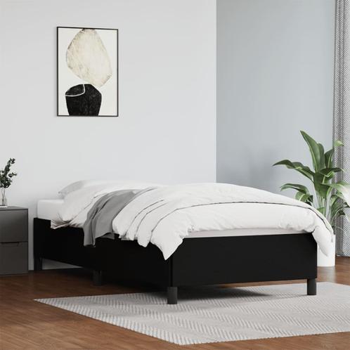 vidaXL Cadre de lit Noir 80x200 cm Similicuir, Huis en Inrichting, Slaapkamer | Bedden, Verzenden