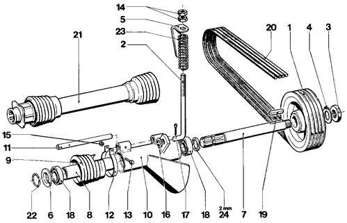 V-snaar SPA 2482 - PZ CM 135 - set van 4 snaren (Werktuigen), Articles professionnels, Agriculture | Outils, Enlèvement ou Envoi