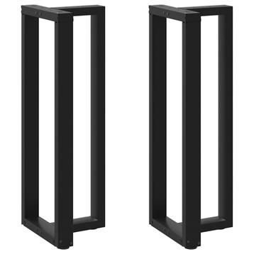 vidaXL Bartafelpoten 2 st T-vormig 40x35x(110-111) cm staal, Verzenden