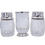 Peper- en zoutstel (3) - Palillero - .925 zilver