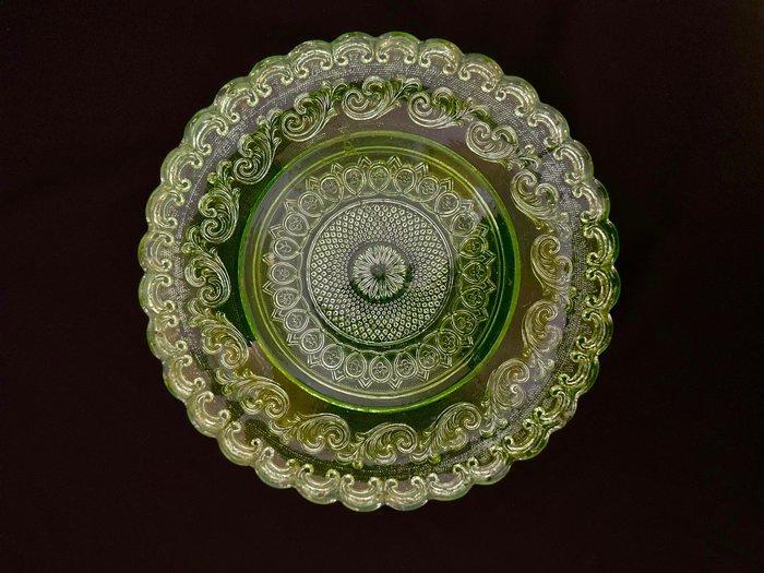 Schaal - vetro uranio - Schotel met uranium, Antiek en Kunst, Antiek | Glaswerk en Kristal