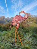 Beeldje - Levensechte flamingo - IJzer, Metaal, Antiek en Kunst, Curiosa en Brocante