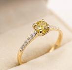 Verlovingsring - 14 karaat Geel goud - 0.36ct. tw. Diamant