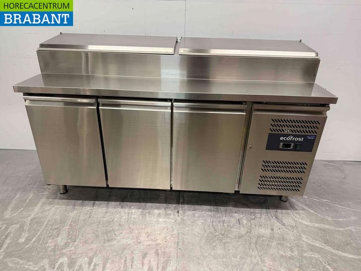 RVS EcoFrost Saladette 3 Deuren 179,5 cm 230V Horeca, Zakelijke goederen, Horeca | Keukenapparatuur, Ophalen of Verzenden