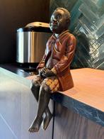 Sculpture, Polychroom handbeschilderd Antiek Uniek stuk - 45, Antiek en Kunst