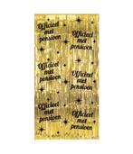 Pensioen Deurgordijn Goud Zwart, Verzenden, Nieuw