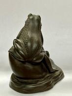 Figurine - Kikkers op rots - Bronze