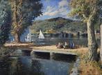 Juan de Palau (1919-1991) - Lago de Bañolas, Antiek en Kunst