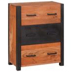 vidaXL Buffets & Sideboards Bruin 55 x 30 x 75 cm Massief, Verzenden, Nieuw