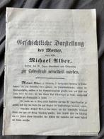 Mörder und Verbrecher - Mord wegen dessen Michael Alber,