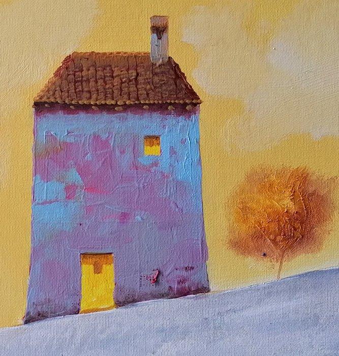 Guido Borelli - san tre, Antiek en Kunst, Kunst | Schilderijen | Modern