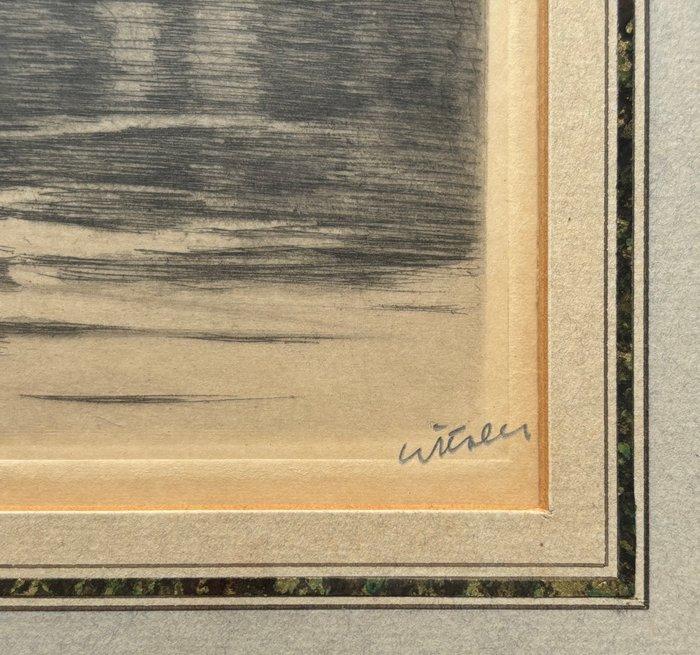 Willem Witsen (1860-1923) - Gezicht op de Kraansluis en de, Antiek en Kunst, Antiek | Overige Antiek
