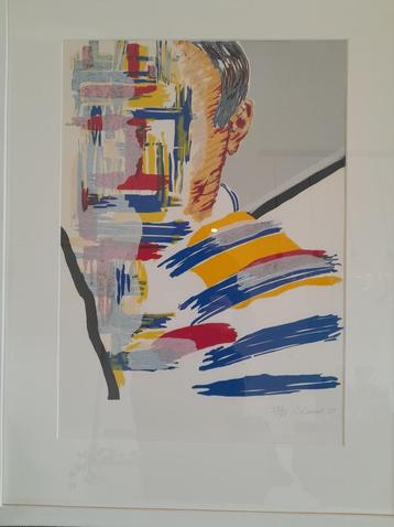 Roger Raveel - Zelfportret en een abstractie