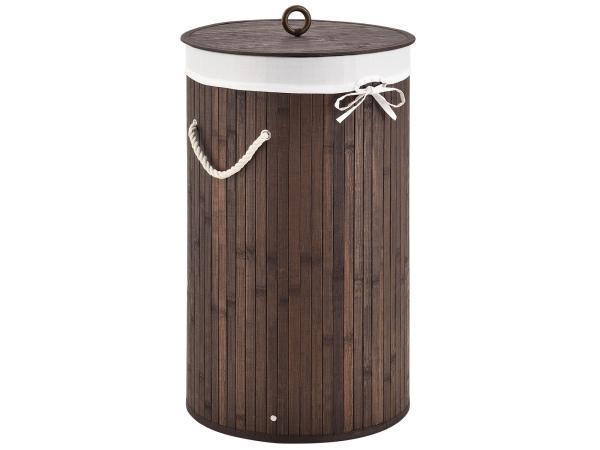 Veiling - Bamboe Wasmand Curly - 55 Liter - Bruin, Huis en Inrichting, Overige Huis en Inrichting