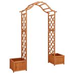 vidaXL Pergola de jardin avec jardinière Bois pin massif, Jardin & Terrasse, Verzenden, Neuf