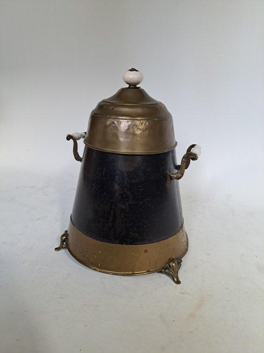 Pot - Koper, Porselein - Oud Hollandse doofpot, Antiek en Kunst, Antiek | Overige Antiek