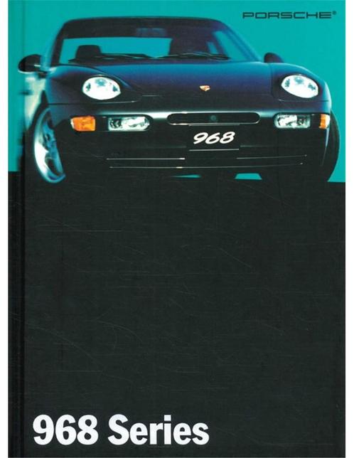 1994 PORSCHE 968 HARDCOVER BROCHURE ENGELS (USA), Boeken, Auto's | Folders en Tijdschriften