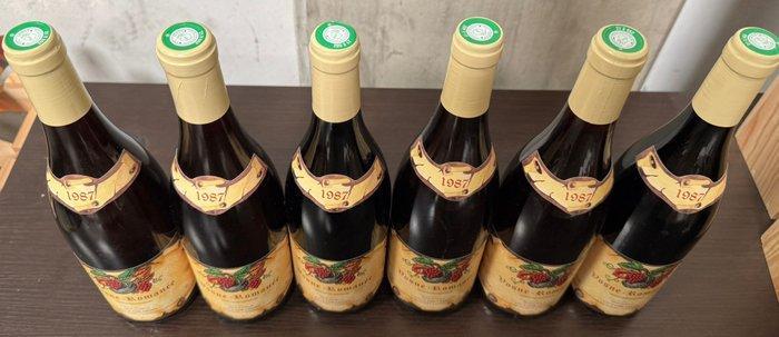 1987 Guy Girardin - Vosne-Romanée - 6 Flessen (0.75 liter), Collections, Vins